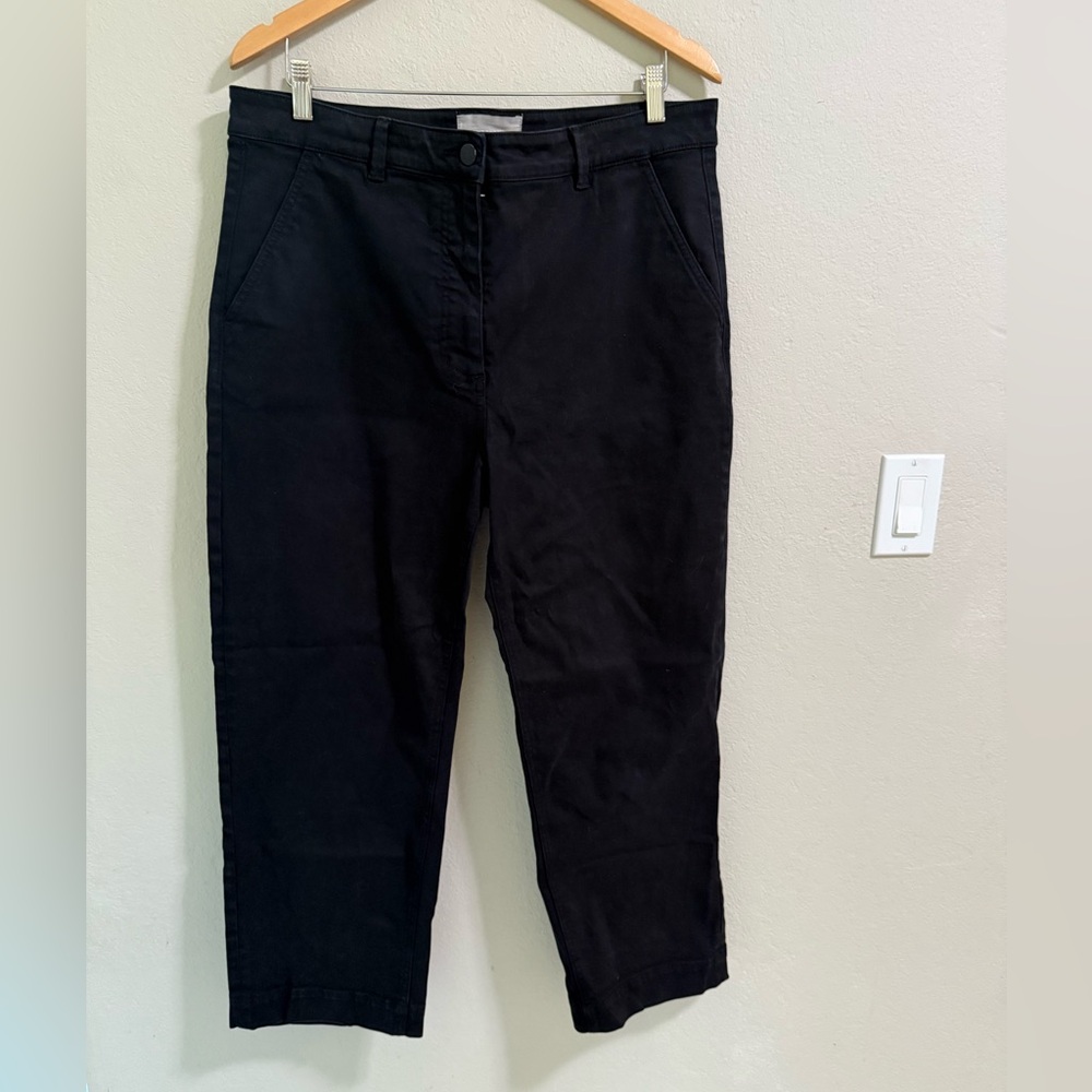 Everlane Black Crop Chino Pants Women’s Size 12